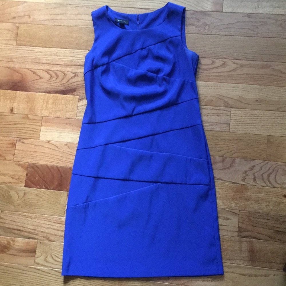 Vibrant blue business dress